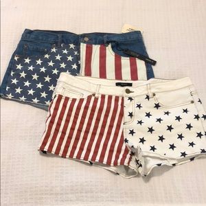 American Flag Shorts - 4th of July